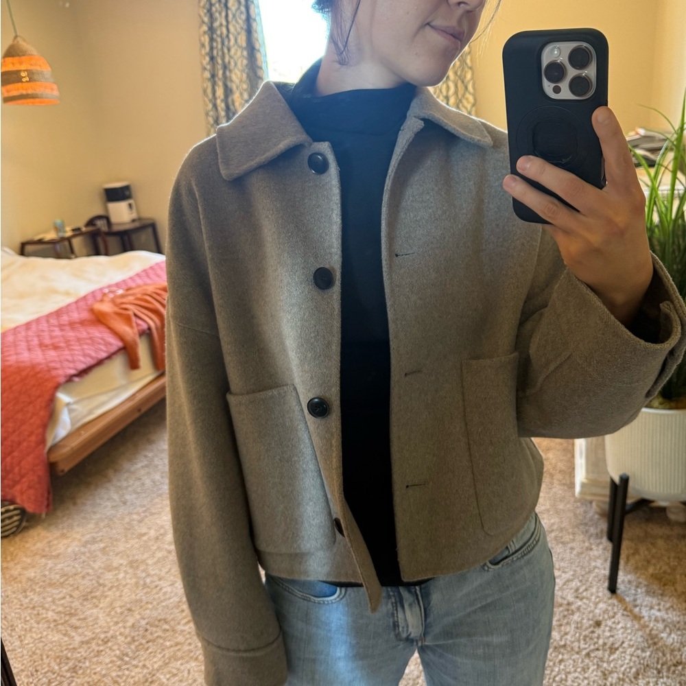 Women's Tan Fall Jacket ZARA
